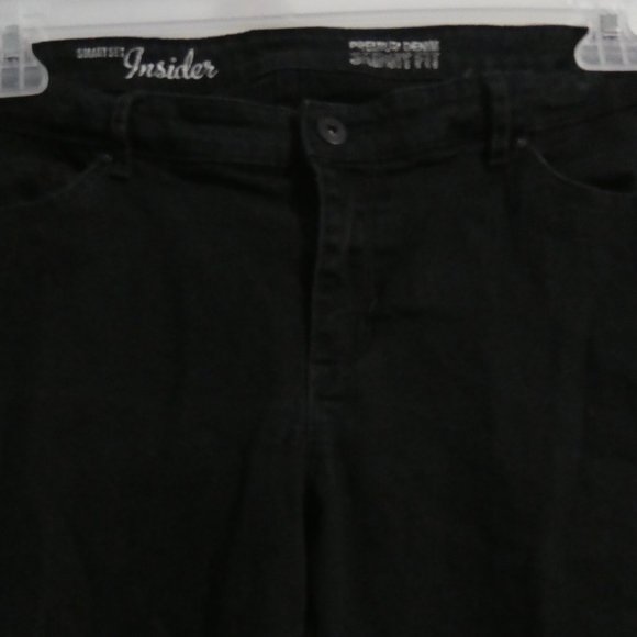 SMART SET INSIDER PREMIUM DENIM | Skinny Fit | size 33 | Black Denim | GUC - Picture 4 of 16